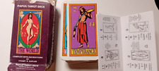 Baralho de 78 cartas de tarô antigo vintage Papus Tarot comprar usado  Enviando para Brazil