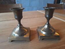 Brass candlesticks pair for sale  OLDHAM