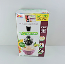 Sobremesa Dole Yonanas Soft Serve preta prata frutas congeladas receitas saudáveis comprar usado  Enviando para Brazil