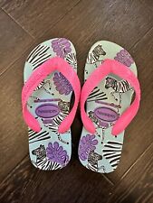 Havaianas girls zebra for sale  GREENHITHE