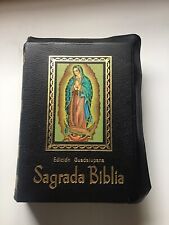 Capa de couro macia Sagrada Biblia Edicion Guadalupana 1968 comprar usado  Enviando para Brazil