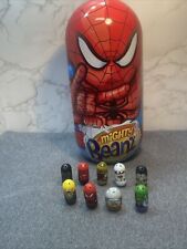 Used, Mighty Beanz Spider-Man Case & 10 Piece Lot, Vintage Mighty Beanz Collectors for sale  Shipping to South Africa