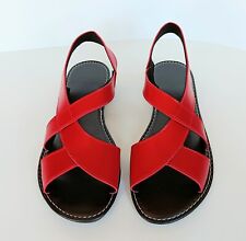 Damenschuhe sandalen rot gebraucht kaufen  Münster