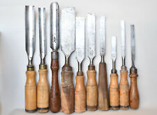 10 Vintage Antique Swedish E.A Berg Woodworking Chisels for sale  Shipping to South Africa