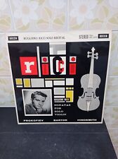 Usado, Ruggiero Ricci: Recital en solitario (Decca SXL 2240 Reino Unido estéreo LP 1960) ED1 WBg. Escaso segunda mano  Embacar hacia Argentina