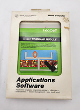 Módulo de comando de computadora doméstica Football Texas Instruments con caja y manual probado segunda mano  Embacar hacia Argentina