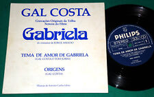 Gal Costa & Tom Jobim - Gabriela BRASIL 1ª imprensa 7" Single 1983 comprar usado  Brasil 