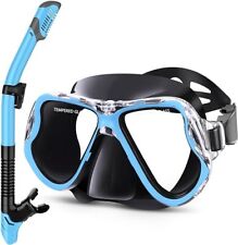 Conjunto de snorkel seco Greatever caixa aberta, visão panorâmica ampla, máscara de mergulho antiembaçante. comprar usado  Enviando para Brazil