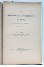 MONTAZ UNE ORGANISATION ANTISEPTIQUE SIMPLIFIÉE ILLUSTRATIONS GRENOBLE 1893 na sprzedaż  Wysyłka do Poland