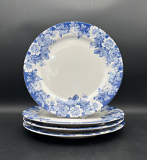 Set of 5 Nautica Bermuda INDIGO ROSE 11 1/4" Dinner Plates Excellent Condition for sale  Shipping to South Africa