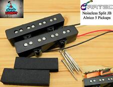 Artec Split Jazz Bass Noiseless Alnico 5 Pickup Set QUENTE! 11k/13k comprar usado  Enviando para Brazil