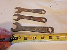 6D- 3  vintage AUTO KIT wrenches # 100 2 are 9/16 & 1 is 11/16 for sale  Omaha