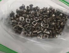 Vintage Gilbert Erector Replacement Parts Steel Screws and Nuts Lot of 100 #1518 