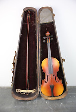 VIOLÍN ANTONIUS STRADIVARIUS CREMONA Faciebat Año 17 Estuche de Madera Arco Antiguo segunda mano  Embacar hacia Mexico