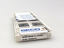 Usado, Inserções de perfuração de metal duro SECO SCGX 120408-P2 DP2000 (caixa de 10) comprar usado  Enviando para Brazil