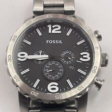 Relógio de pulso Fossil Nate cronógrafo JR1353 nova bateria (B2) comprar usado  Enviando para Brazil