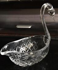 Crystal glass swan for sale  ACCRINGTON