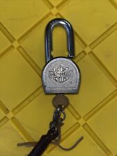 Cadeado Harley-Davidson Master Lock 220 funcionando com chave limitada raro vintage comprar usado  Enviando para Brazil