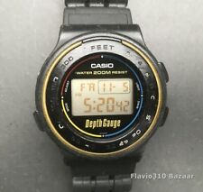 Usado, Raro 1986 CASIO DW-220DG (558) medidor de profundidade Japão M relógio de mergulho vintage 40mm comprar usado  Enviando para Brazil