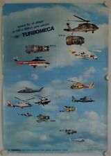 Affiche aviation turbomeca d'occasion  La Courtine