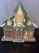 Heartland Valley Village Dickens Keepsake Porcelain Lighted House TRAIN STATION for sale  Shipping to South Africa