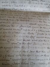 Antique vellum document for sale  SHEFFIELD