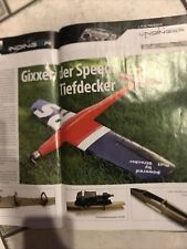 Bauplan elektroflugzeug gixxer gebraucht kaufen  Gunzenhausen