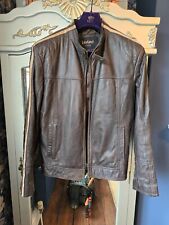 lakeland vintage cafe racer leather jacket 42 for sale  Shipping to South Africa