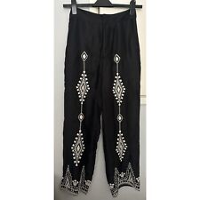 Zara embroidered trousers. for sale  LIVERPOOL