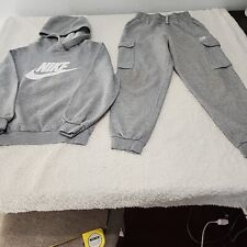 Nike Club Fleece conjunto de 2: pulôver com capuz e calça de moletom infantil grande. comprar usado  Enviando para Brazil