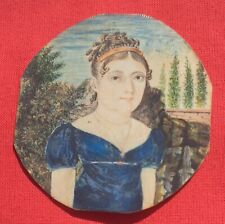 Miniature portrait femme d'occasion  Limoges-