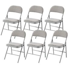 fabric padded folding chairs for sale  DEREHAM