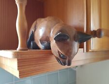 Vintage wooden cat for sale  CANTERBURY