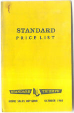Standard price list for sale  BATLEY