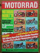 Das Motorrad 06/74 Frühjahrs-Angebot 1974, Agostini-Yamaha YZR 700, Egli-Honda segunda mano  Embacar hacia Argentina