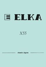 Elka service manual usato  Valle Castellana