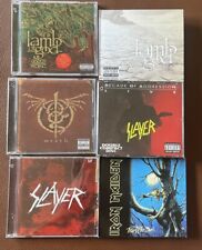 Coleção de 6 CDs Heavy Metal!  Slayer, Lamb Of God, Iron Maiden! comprar usado  Enviando para Brazil