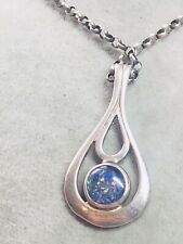 blue opal pendant for sale  SURBITON