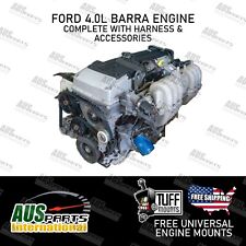 Motor FORD BARRA 4.0L 6 cilindros gasolina com montagens universais e chicote de fios + acessórios comprar usado  Enviando para Brazil