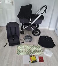 Bugaboo Cameleon Dark Grey & Black Travel System Pram Puchchair  for sale  Shipping to South Africa