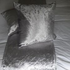 superking silver bed runner for sale  BURY