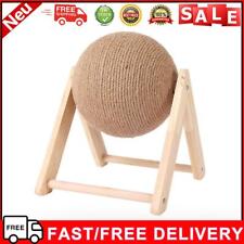Used, Cat Scratch Ball Toy Interactive Solid Wood Scratcher Pet Toy for Cat Exercise for sale  Shipping to South Africa