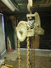 Chain block hoist for sale  AMLWCH