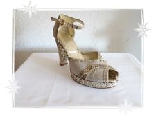 Magnifiques escarpins beige d'occasion  Foix