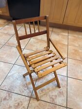 solid small wood chair for sale  Somerset