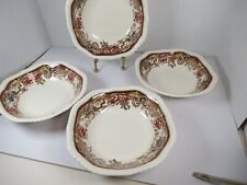 Johnson Bros England Devonshire Square Soup or salad Bowls 7-1/4''  4 matching, used for sale  Shipping to South Africa