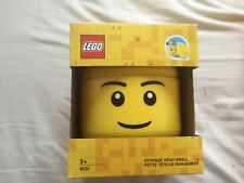  Lego Official Large Yellow Head Stackable Storage Box + Small storage box for sale  GREENOCK