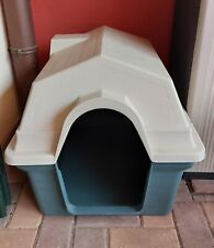 Usato, Casetta cuccia per cani di taglia media/piccola in resina con tetto estraibile usato  Valdastico