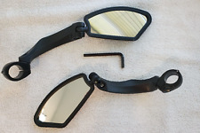 Guidão de bicicleta seguro lente de aço inoxidável par de espelhos estado perfeito! comprar usado  Enviando para Brazil