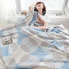 Usado, Cobertor de tecido liso de gaze de algodão sofá-cama adulto ar condicionado futon cobertor comprar usado  Enviando para Brazil